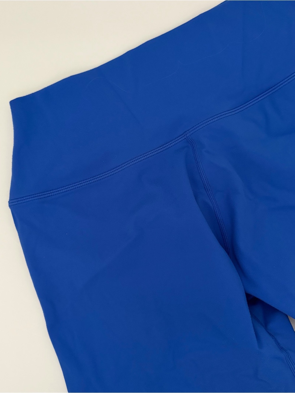 SET Active Bike Shorts Spandex Athletic Yoga Shorts Royal Blue Size Large - Picture 9 of 9